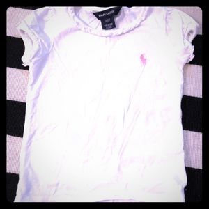 Ralph Lauren Girls 2T embroidered T-shirt